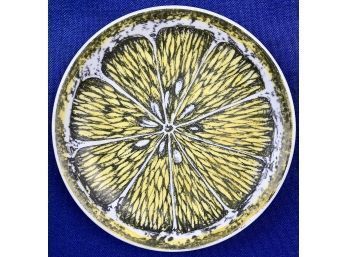 Piero Fornasetti Porcelain Sezioni Di Frutta Mid Century Small Plate Or Coaster