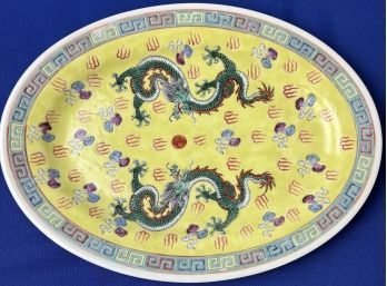 Chinese Porcelain Oval Plate