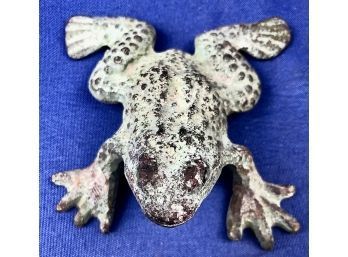 Iron Frog Paperweight
