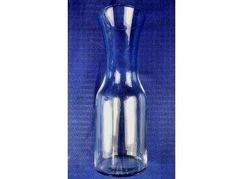 Contemporary Clear Glass Carafe