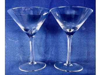 Two Martini Glasses