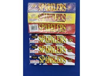 Nine Unopened Boxes Of Sparklers