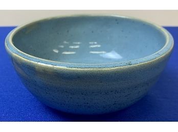 Ceramic Blue Bowl  5.5 Inch Diameter