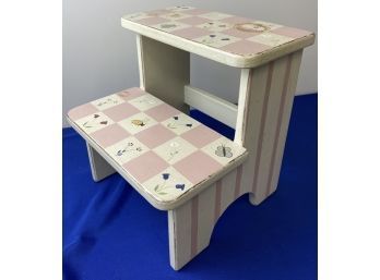 Hand-painted Step Stool
