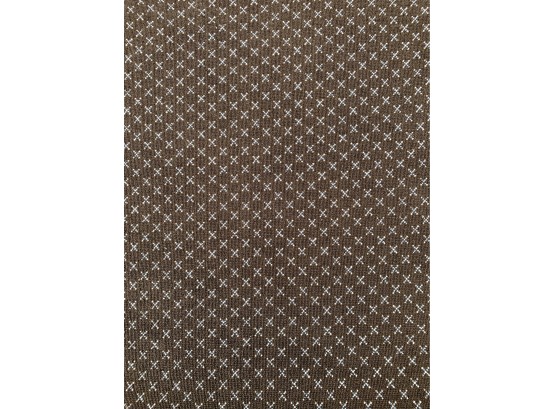 Brown Patterned Bound Carpet (12x12)