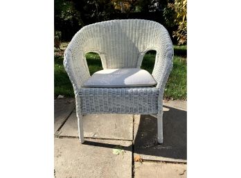 White Wicker Chair
