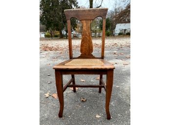 Antique Hand-Caned Chair