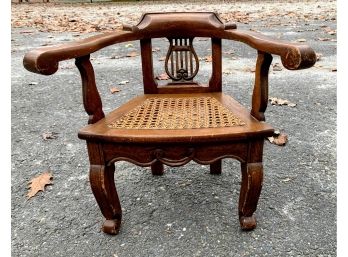 Antique Child's Chair Or Sample Chair