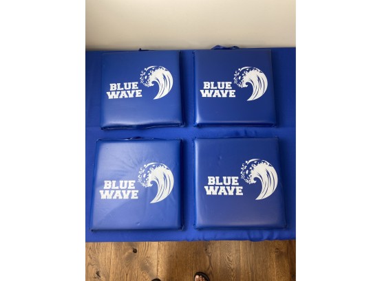 Blue Wave Stadium Seat Cushions