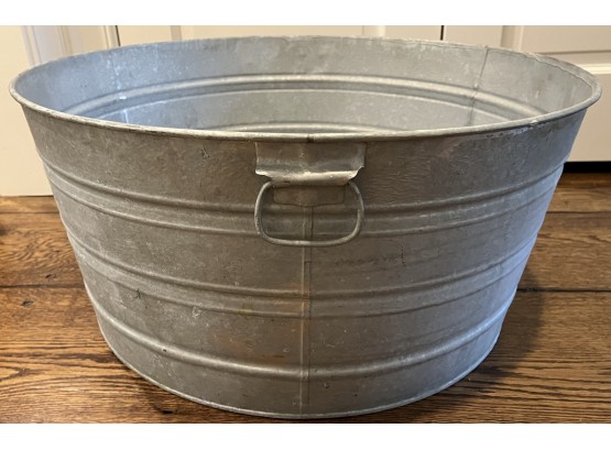 Large Galvanized Steel Tub - Great For Chilling Bottles & Cans