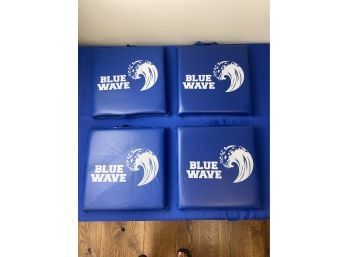 Blue Wave Stadium Seat Cushions