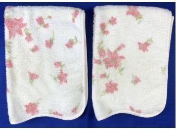 Two Vintage Porthault Hand Towels - With Original Labels