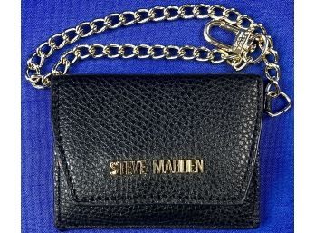 Wrist Bag With Gold Chain - Signed 'Steve Madden'