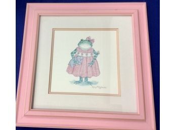 Framed Offset Lithograph By Kelly B. Rightsdale