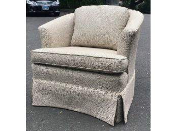 Upholstered Barrel Chair