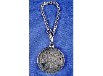 Silver Plated Gardens Of Versailles Key Chain