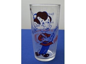 Vintage Collectible Sparkie Playing The Ukelele Glass