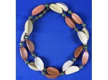 Handcrafted Wooden Beaded Necklace