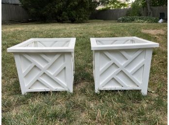 Pair Of Outdoor Planters