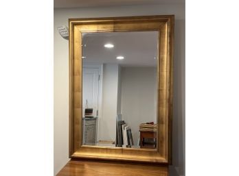Great Large Mirror With Handsome Gilt Frame