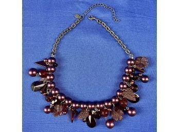 Beaded Necklace Signed 'ATC'