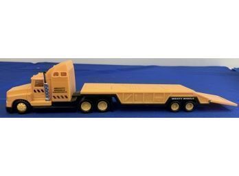 Yellow Ten Wheeler Truck