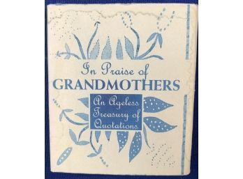 Miniature 'In Praise Of Grandmothers' Book