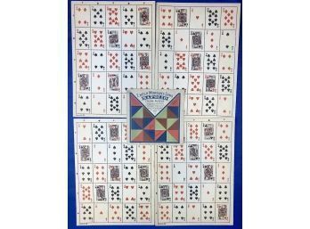 Antique Enoch Morgan's Sons Sapolio Color Puzzle Card Game - Signed With Copyright 1881