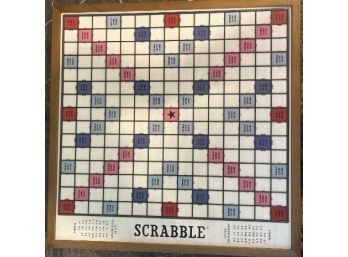 Scrabble Game On Turntable