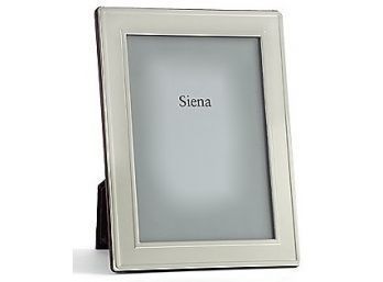 Silver Plated 8x10' Frame - Signed 'Siena'