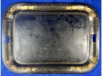 Antique Hand Painted Tole Tray