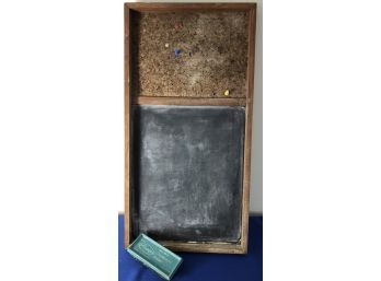 Vintage Chalkboard/Bulletin Board