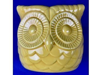 Ceramic Owl Cache Pot
