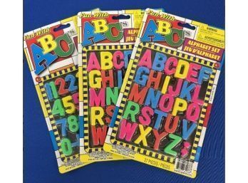 New! 3 Sets Of Alphabet Letters