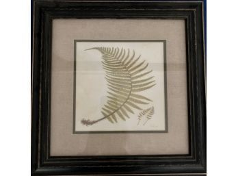 Fern Print  - Signed 'Casual Home'  ( 2 Of Set Of 2)