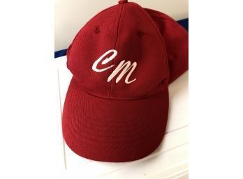 Baseball Cap- Youth Red CM Logo