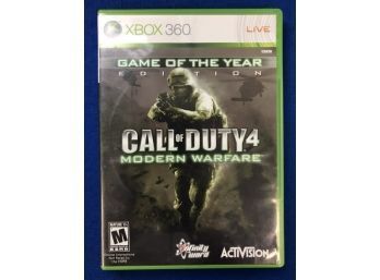 Call Of Duty 4 Modern Warfare - Game Of The Year Edition For Xbox 360