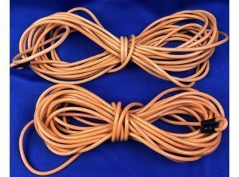 Orange Cords -TWO  - Used For Sports Or Workouts