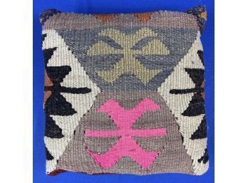 Vintage Kilim Textile Pillow