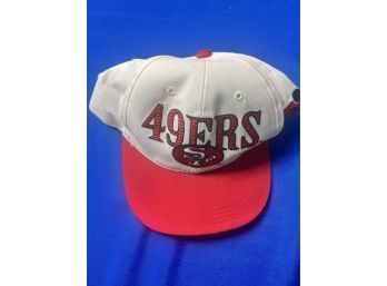 NFL 49ers Cap  - White/ Red
