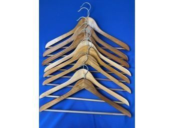 Set Of 8 Wooden Hangers
