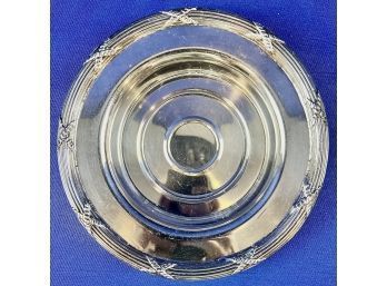 Vintage Silver Plated Wine Coaster - Signed 'Towle Silver Plate'