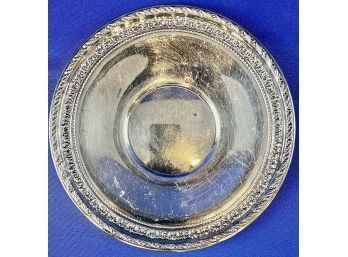 Vintage Silver Plate On Copper - Signed 'Wallace Silver Plate - 6543'