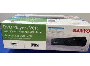 Sanyo FWDV225F -DVD VCR Combo Player 4 Head HiFi VHS Video Cassette Recorder