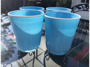 Beautiful Blue Beakers - Set Of 4
