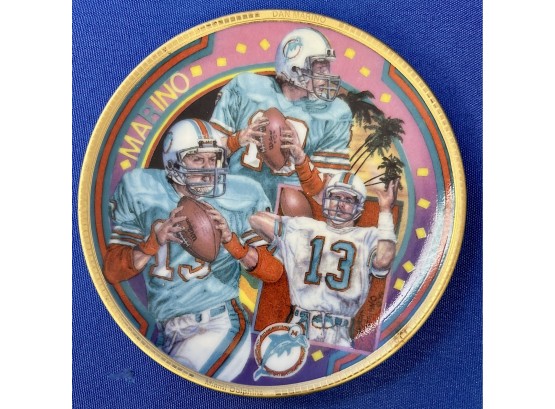 Vintage Dan Marino NFL Superstar Collector Plate #6
