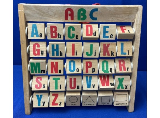 Wooden Alphabet Learning Toy.