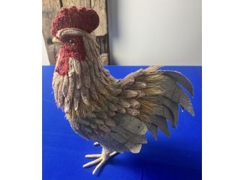 Natural Fibers Decorative Hen