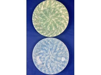 Hand Painted Italian Pottery Plates Made For Pier 1 Imports