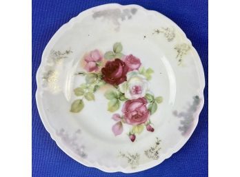 Vintage German Porcelain Plate - Signed On Base